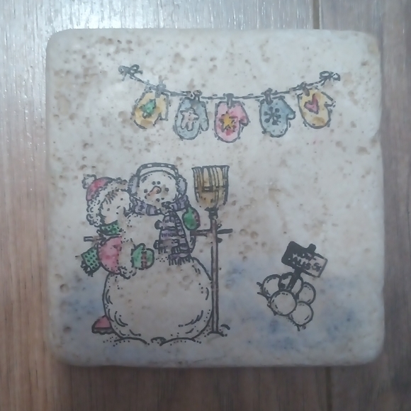 Two Ceramic Coasters - Picture 3 of 4